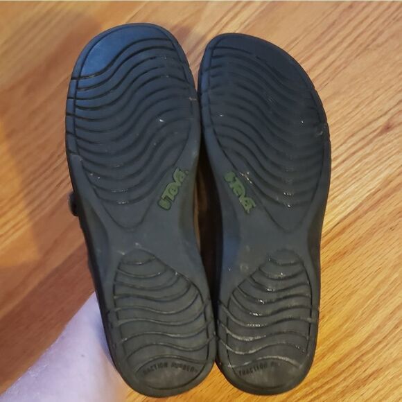 Teva Vermont Brown Leather Clogs - Picture 7 of 8